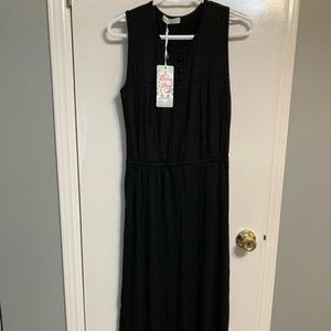 Riva USA Black Maxi Dress Size L
